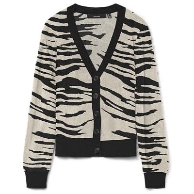 10331454-4860156 VERO MODA Vmnancy Ls dekolt w serek kardigan boo, czarny, L 10331454-4860156 VERO MODA Vmnancy Ls dekolt w serek kardigan boo, czarny, L