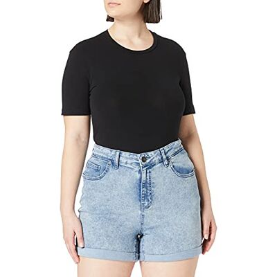 TB3452 Urban Classics Szorty damskie, Light Skyblue Acid Washed, XS TB3452 Urban Classics Szorty damskie, Light Skyblue Acid Washed, XS
