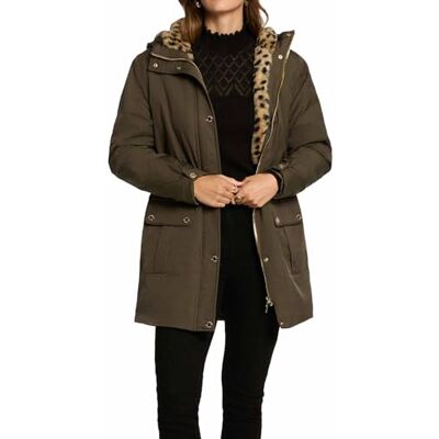 252-GOZEL MORGAN Parka, KAKI M, 36 252-GOZEL MORGAN Parka, KAKI M, 36