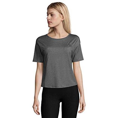 1922959 Le Coq Sportif Damska koszulka Tech Tee Loose Ss N°2 podkoszulek, szare chiné, rozmiar M 1922959 Le Coq Sportif Damska koszulka Tech Tee Loose Ss N°2 podkoszulek, szare chiné, rozmiar M