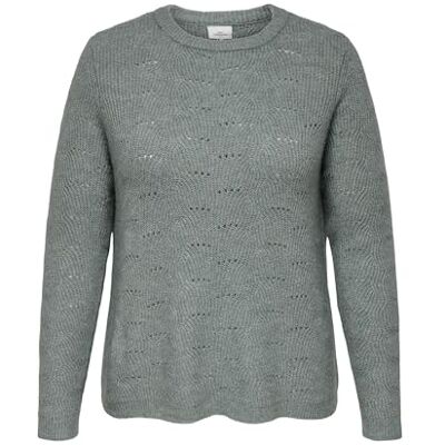 15343801-4803433 ONLY Carmakoma Carlolli L/S sweter damski KNT Noos, Abyss, M 15343801-4803433 ONLY Carmakoma Carlolli L/S sweter damski KNT Noos, Abyss, M