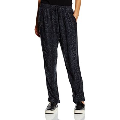 1657656425-409 Tommy Jeans Damskie spodnie Findy Relaxed, wielokolorowy (Peacoat-pt/Multi 409), S-M 1657656425-409 Tommy Jeans Damskie spodnie Findy Relaxed, wielokolorowy (Peacoat-pt/Multi 409), S-M