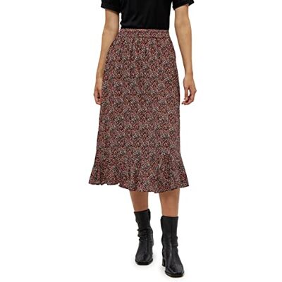 MI4224 Minus Women's Anina Skirt, szminka czerwona Flower Print, 40 MI4224 Minus Women's Anina Skirt, szminka czerwona Flower Print, 40