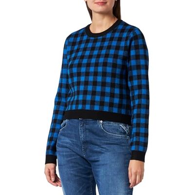 23728567-SP01 speedlight Damski sweter z dzianiny , czarno-niebieski, S, czarny i niebieski, S 23728567-SP01 speedlight Damski sweter z dzianiny , czarno-niebieski, S, czarny i niebieski, S