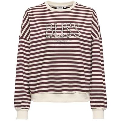 15365019-4917875 ONLY Onlliza L/S Pearl Print Box SWT, dekadencka czekolada, XL 15365019-4917875 ONLY Onlliza L/S Pearl Print Box SWT, dekadencka czekolada, XL