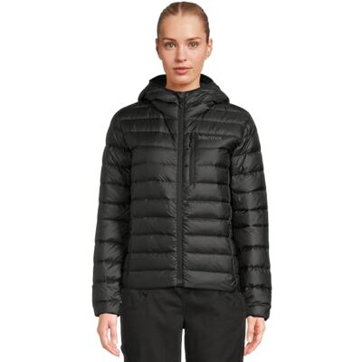 M15844 Marmot Kobiety Wm's Highlander Hoody, Ciepła Kurtka Puchowa, Ocieplana Kurtka Zimowa z Kapturem, Oddychająca, Lekka Kurtka Outdoorowa, Wiatroszczelna, Black, XL M15844 Marmot Kobiety Wm's Highlander Hoody, Ciepła Kurtka Puchowa, Ocieplana Kurtka Zimowa z Kapturem, Oddychająca, Lekka Kurtka Outdoorowa, Wiatroszczelna, Black, XL