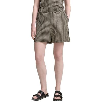1046825 TOM TAILOR Denim Damskie luźne szorty żakardowe, 37995 Black Beige Stripe, L 1046825 TOM TAILOR Denim Damskie luźne szorty żakardowe, 37995 Black Beige Stripe, L
