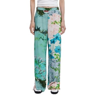 25SWPW10 Desigual Spodnie damskie, Zielony, L 25SWPW10 Desigual Spodnie damskie, Zielony, L