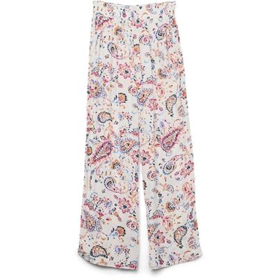 10282478-4690924 Vero Moda Vmmenny Hw Wide Pants WVN Ga, Cloud Dancer, S 10282478-4690924 Vero Moda Vmmenny Hw Wide Pants WVN Ga, Cloud Dancer, S