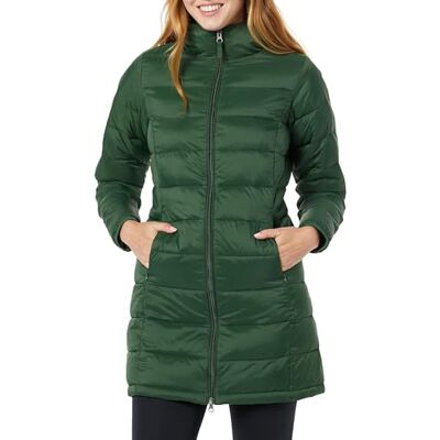 W-S17AE10009-GRE4-Large Amazon Essentials Damski lekki, wodoodporny płaszcz puchowy z kapturem (dostępny w dużych rozmiarach), ciemnozielony, L W-S17AE10009-GRE4-Large Amazon Essentials Damski lekki, wodoodporny płaszcz puchowy z kapturem (dostępny w dużych rozmiarach), ciemnozielony, L