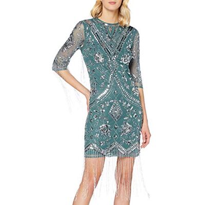 LG Frock and Frill Formalna sukienka wieczorowa Kobiety Karla Embellished Knee Length Dress LG Frock and Frill Formalna sukienka wieczorowa Kobiety Karla Embellished Knee Length Dress