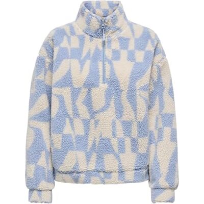 15352798-4856444 ONLY Damski Onlnew Janne L/S półzamek błyskawiczny SWT, Kentucky Blue, L, Kentucky Blue, L 15352798-4856444 ONLY Damski Onlnew Janne L/S półzamek błyskawiczny SWT, Kentucky Blue, L, Kentucky Blue, L