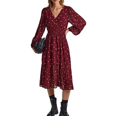 PL953359 Pepe Jeans Sukienka damska Gio, Wielobarwny (Multi), S PL953359 Pepe Jeans Sukienka damska Gio, Wielobarwny (Multi), S