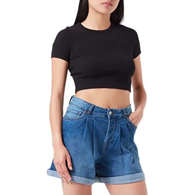 12208930 Jack&JONES JXALEXA Loose MW AKM2 SN szorty damskie, niebieski (Medium Blue Denim), rozmiar XS 12208930 Jack&JONES JXALEXA Loose MW AKM2 SN szorty damskie, niebieski (Medium Blue Denim), rozmiar XS