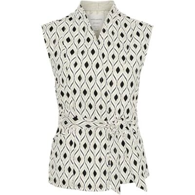 10323152 VERO MODA VMVARIA S/L Waistcoat WVN BTQ GA, Brzoza/Aop: varia, L 10323152 VERO MODA VMVARIA S/L Waistcoat WVN BTQ GA, Brzoza/Aop: varia, L