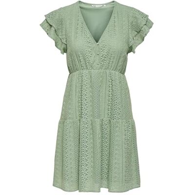 15303058-4757235 Onlhelena Lace Capsl Dress WVN Noos, Jadseite, S 15303058-4757235 Onlhelena Lace Capsl Dress WVN Noos, Jadseite, S