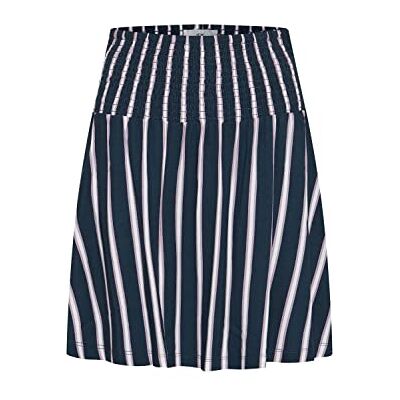 20116199 ICHI IHLISA SK7 damska spódnica krótka spódniczka mini z nadrukiem na całej powierzchni Regular -Fit, Total Eclipse Stripe (201164), S 20116199 ICHI IHLISA SK7 damska spódnica krótka spódniczka mini z nadrukiem na całej powierzchni Regular -Fit, Total Eclipse Stripe (201164), S