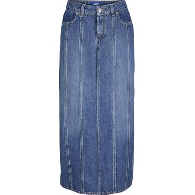 12280100-4787268 JACK & JONES Jxcana Long Mw Denim Skirt DNM, niebieski (medium blue denim), M 12280100-4787268 JACK & JONES Jxcana Long Mw Denim Skirt DNM, niebieski (medium blue denim), M