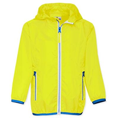408700 Playshoes Dziecięca składana kurtka przeciwdeszczowa, płaszcz przeciwdeszczowy, odzież przeciwdeszczowa, żółty neonowy, 86 408700 Playshoes Dziecięca składana kurtka przeciwdeszczowa, płaszcz przeciwdeszczowy, odzież przeciwdeszczowa, żółty neonowy, 86