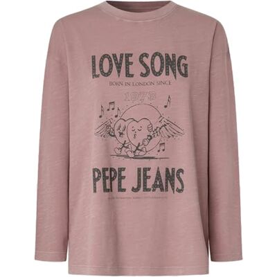 PL5000028 Pepe Jeans Damska koszulka BEE, różowa (późno różowy), M, Różowy (późno różowy), M PL5000028 Pepe Jeans Damska koszulka BEE, różowa (późno różowy), M, Różowy (późno różowy), M