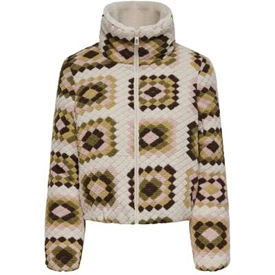 15325934 ONLY ONLVIBBE Crochet Puffer Jacket OTW kurtka damska, szara, XL, szary, XL 15325934 ONLY ONLVIBBE Crochet Puffer Jacket OTW kurtka damska, szara, XL, szary, XL