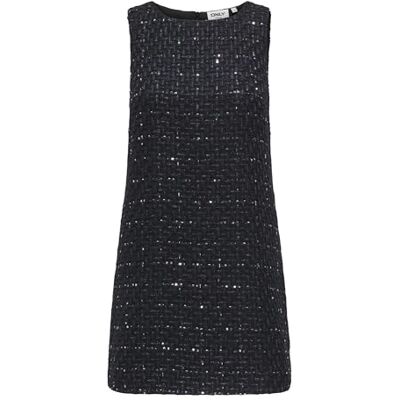 15360266-4880085 Onlicy S/L Boucle Sequin Dress TLR, czarny, 36 15360266-4880085 Onlicy S/L Boucle Sequin Dress TLR, czarny, 36