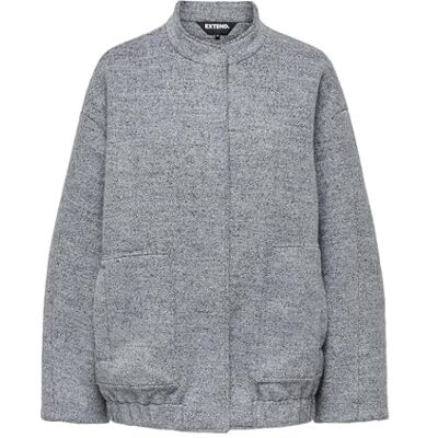 15328165 ONLY Onlquinn L/S Ovs Bomber Jacket XT Pnt Kurtka, Szary, L damska, szary, L 15328165 ONLY Onlquinn L/S Ovs Bomber Jacket XT Pnt Kurtka, Szary, L damska, szary, L