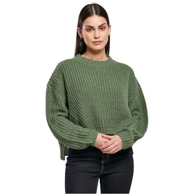 TB2359 Urban Classics Damska bluza oversize Wide Oversize Sweater, salvia, XS, Salvia, XS TB2359 Urban Classics Damska bluza oversize Wide Oversize Sweater, salvia, XS, Salvia, XS