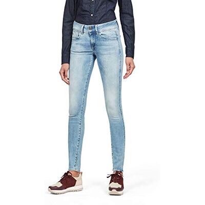 D06746 G-STAR RAW Lynn Mid Waist Skinny Dżins Kobiety, szary (Dusty Grey B472-a799), 34W / 34L D06746 G-STAR RAW Lynn Mid Waist Skinny Dżins Kobiety, szary (Dusty Grey B472-a799), 34W / 34L