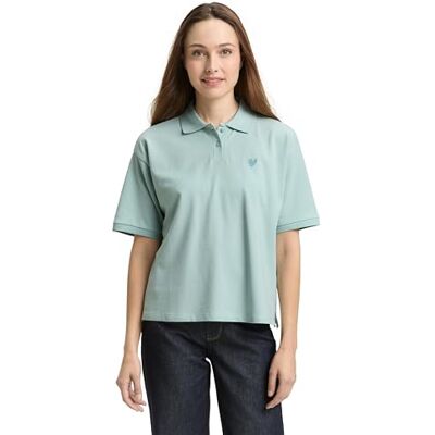 1050478 TOM TAILOR Polo 38784-Blue Haze, S damski 1050478 TOM TAILOR Polo 38784-Blue Haze, S damski