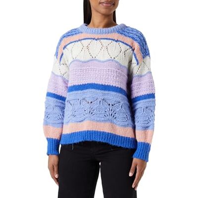 15257667 ONLY Damski Sweter L/S KNT NOOS, Directoire Blue/Pattern:Provence/Fairy Wren/Birch/Pale Dogwood, 3XL, Luźny, Jesień/Zima, 100% Poliester, Długi Rękaw, Pullover, Kobiety, Dekolt Okrągły 15257667 ONLY Damski Sweter L/S KNT NOOS, Directoire Blue/Pattern:Provence/Fairy Wren/Birch/Pale Dogwood, 3XL, Luźny, Jesień/Zima, 100% Poliester, Długi Rękaw, Pullover, Kobiety, Dekolt Okrągły
