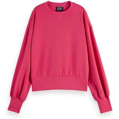 178179 Scotch & Soda Damska bluza modal, Bright Raspberry 7356, XL 178179 Scotch & Soda Damska bluza modal, Bright Raspberry 7356, XL