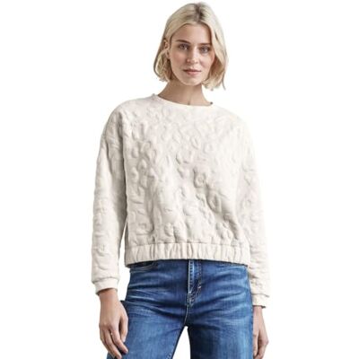 A303055 Street One Bluza damska oversize Leo, Lucid White, 44 A303055 Street One Bluza damska oversize Leo, Lucid White, 44