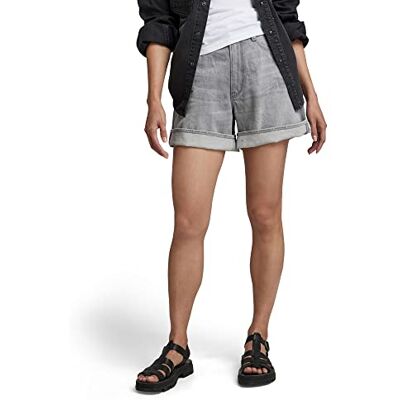 D22990-D324-D903 G-STAR RAW Szorty damskie Stray Shorts, szare (Sun Faded Skyrocket D324-D903), 27, szary (Sun Faded Skyrocket D324-d903), 27W D22990-D324-D903 G-STAR RAW Szorty damskie Stray Shorts, szare (Sun Faded Skyrocket D324-D903), 27, szary (Sun Faded Skyrocket D324-d903), 27W