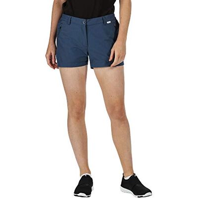 RWJ211 8PQ10L Regatta Damskie spodenki turystyczne Highton''Water Repellent Active Stretch Dark Denim, XS RWJ211 8PQ10L Regatta Damskie spodenki turystyczne Highton''Water Repellent Active Stretch Dark Denim, XS