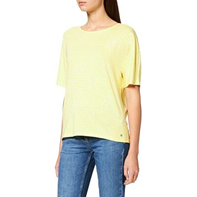 97529-44012 Gerry Weber Casual Koszula męska Długi rękaw Kobieta, Wielobarwny (żółty nadruk/surowy/biały 4099), 32 97529-44012 Gerry Weber Casual Koszula męska Długi rękaw Kobieta, Wielobarwny (żółty nadruk/surowy/biały 4099), 32
