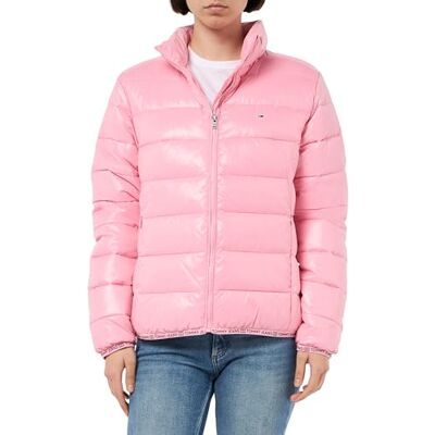 DW0DW19312TPFL Tommy Jeans Damska kurtka puchowa TJW ESSENTIAL TAPE EXT DW0DW19312, różowa (Pink Sugar), L, Różowy (różowy cukier), L DW0DW19312TPFL Tommy Jeans Damska kurtka puchowa TJW ESSENTIAL TAPE EXT DW0DW19312, różowa (Pink Sugar), L, Różowy (różowy cukier), L