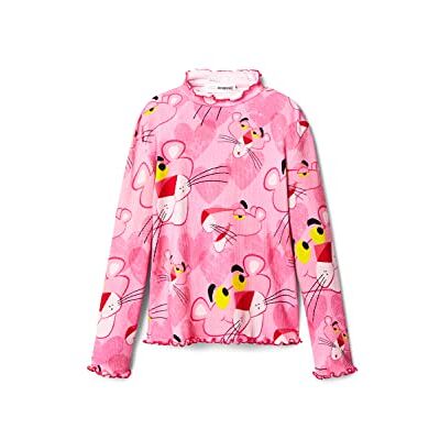 22WGTK22 Desigual Girl's TS_Aurora 3056 TUROSA koszulka, czerwona, 3/4 22WGTK22 Desigual Girl's TS_Aurora 3056 TUROSA koszulka, czerwona, 3/4