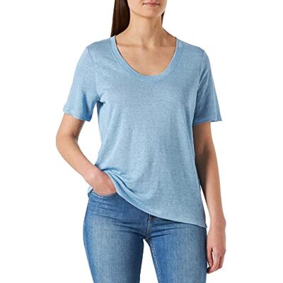 30306900 PART TWO Damska koszulka Piepw Ts Relaxed Fit, niebieski (Dusk Blue), XXL 30306900 PART TWO Damska koszulka Piepw Ts Relaxed Fit, niebieski (Dusk Blue), XXL