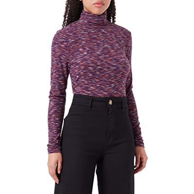 20117565 ICHI Damski T-shirt IHNAIA RN 1936221/Loganberry Melange, L 20117565 ICHI Damski T-shirt IHNAIA RN 1936221/Loganberry Melange, L
