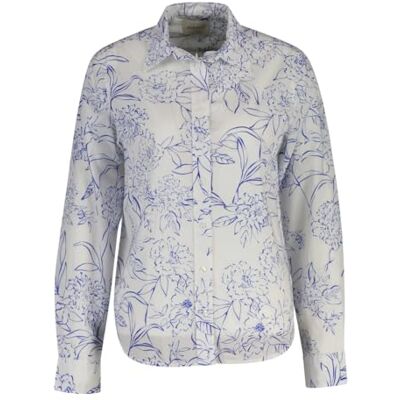 4300612 Gant Reg Floral Print CTN Koszula Welon Koszula, Biały, 38 Kobiety 4300612 Gant Reg Floral Print CTN Koszula Welon Koszula, Biały, 38 Kobiety