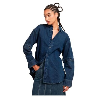 D25358 Koszula modułowa, Niebieski (Worn in Dusky Clouds -d252-g798), M D25358 Koszula modułowa, Niebieski (Worn in Dusky Clouds -d252-g798), M