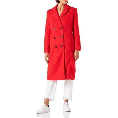 15262317 ONLY Women's ONLPIPER Coat CC OTW kurtka damska, czerwony alarm, S 15262317 ONLY Women's ONLPIPER Coat CC OTW kurtka damska, czerwony alarm, S