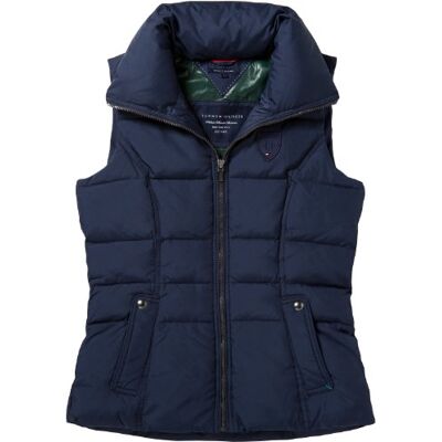 1M87616103 Tommy Hilfiger Kamizelka damska, Houston Vest / , Niebieski (403 / Midnight), 40 1M87616103 Tommy Hilfiger Kamizelka damska, Houston Vest / , Niebieski (403 / Midnight), 40