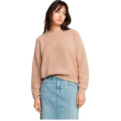 D26365 G-STAR RAW Damska bluza Overdyed Structure Knit Wmn, Różowy (Linen Gd -d630-h033), S D26365 G-STAR RAW Damska bluza Overdyed Structure Knit Wmn, Różowy (Linen Gd -d630-h033), S