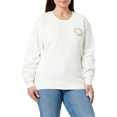 WSW00179 KEY LARGO Bluza damska WSW Round, Offwhite (1001), XS WSW00179 KEY LARGO Bluza damska WSW Round, Offwhite (1001), XS