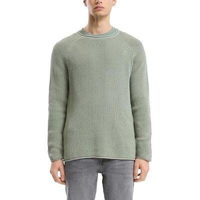 2170367 QS Sweter z długim rękawem, zielony, XXL 2170367 QS Sweter z długim rękawem, zielony, XXL