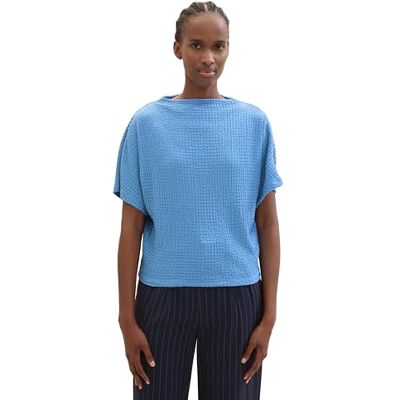 1040634 TOM TAILOR Denim Damska koszulka z długim rękawem, 18712 – Sicilian Blue, XL 1040634 TOM TAILOR Denim Damska koszulka z długim rękawem, 18712 – Sicilian Blue, XL