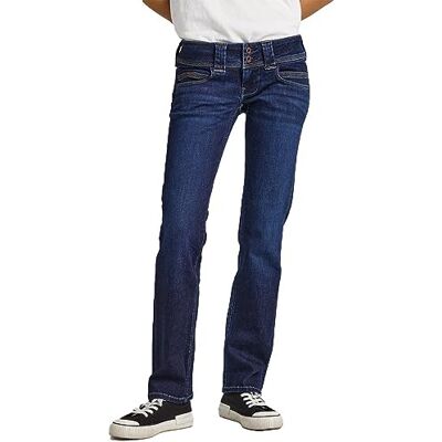 PL204175CS7 Pepe Jeans Damskie dżinsy Venus Regular Fit Low Waist Authentic Rope, Niebieski (Denim-CS7), 28W / 32L PL204175CS7 Pepe Jeans Damskie dżinsy Venus Regular Fit Low Waist Authentic Rope, Niebieski (Denim-CS7), 28W / 32L