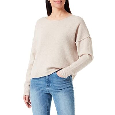309502/8K29 camel active Sweter damski, Clay Melange, XL 309502/8K29 camel active Sweter damski, Clay Melange, XL
